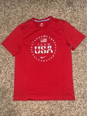 Nike Team USA Olympic Premium Essential Icon T-Shirt Sample
